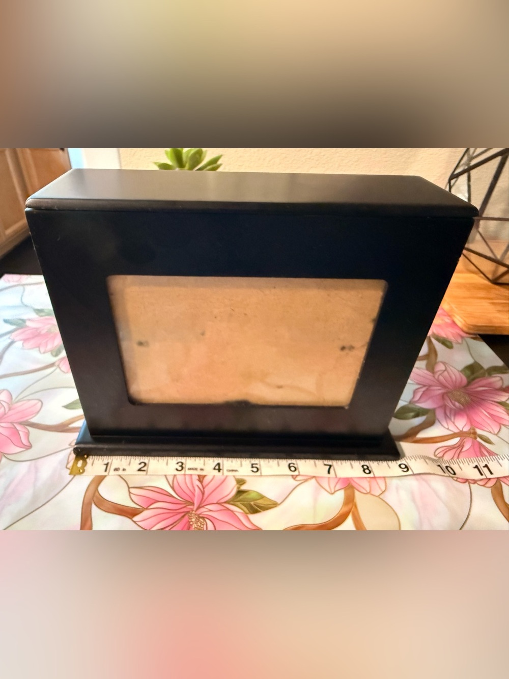 Black KeepSake Box With Picture Insert